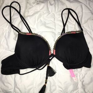Victoria’s Secret Black Push Up Bikini Top
